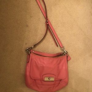 Pink coach bag